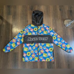 Nickelodeon sz. L blue windbreaker jacket